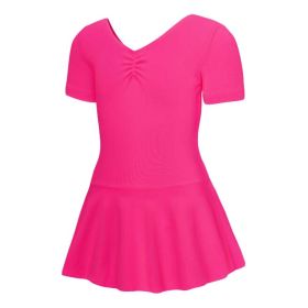 Kids Dance Dress Summer Ballet Dress Cotton Ballet Dress Girls Ballet Leotards, Rose