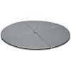 Soozier Extra-Protective 2"T x 5'W Foldable Pole Dance Mat Light Gray with Handle Lightweight