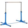 Soozier Gymnastics Bar for Kids, Adjustable Height Kip Bar for Home, Blue