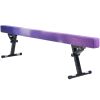 VEVOR Adjustable Balane Beam for Kids, 8FT Gymnastics Beam, High and Low Floor Beams of 5 Adjustable Heights for All Gymnastic Levels