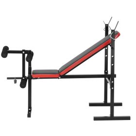 Weight Bench, Multi-Functional Adjustable Weight Bench Press for Full Body Workout, 380lbs Exercise Sit up Bench for Home Gym Strength Training