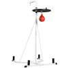 Soozier 2 in 1 Punching Bag Stand, Adjustable Height Heavy Bag Stand with Weighted Base and Speed Bag, Freestanding for Home Gym