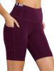 NSQTBA Women's Shorts High Waist Yoga Shorts Athletic Running Shorts M
