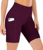 NSQTBA Women's Shorts High Waist Yoga Shorts Athletic Running Shorts M