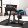 Soozier 2-In-1 Bicep Preacher Curl Bench Bicep Curl Machine with Adjustable Seat and Elbow Cushion, for Home Gym Workout