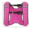 Soozier Body Weighted Vest with Pocket, Soft Skin-Friendly Weighted Workout Vest, Adjustable Weighted Running Equipment, 17.6 lbs., Pink