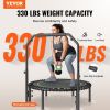 VEVOR Foldable Mini Trampoline, 40 Inch Fitness Rebounder, Max Load 330lbs Exercise Trampoline
