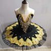 Girls Ballet Dress Ballerina Swan Costume Kids Ballet Black Dress Dance Tutu Dress