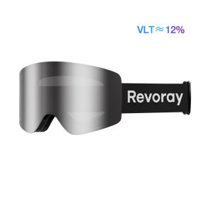 Passion M2 Ski Goggles with Magnetics Lens Changing And XPatina-Tech (Color: Black Strap + Platinum Lens)