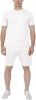 Men's Pure Color Casual Suits Loose Version Sport Suits Short Sleeve T-Shirt + Shorts Two Sets