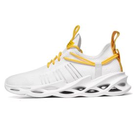 Women and Men Sneakers Breathable Running Shoes Outdoor Sport Fashion Comfortable Casual Couples Gym Mens Shoes Zapatos De Mujer (Color: G157 White, Shoe Size: 40)