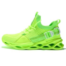 Women and Men Sneakers Breathable Running Shoes Outdoor Sport Fashion Comfortable Casual Couples Gym Mens Shoes Zapatos De Mujer (Color: G133 Green, Shoe Size: 46)