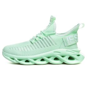 Women and Men Sneakers Breathable Running Shoes Outdoor Sport Fashion Comfortable Casual Couples Gym Mens Shoes Zapatos De Mujer (Color: G101 Green, Shoe Size: 36)