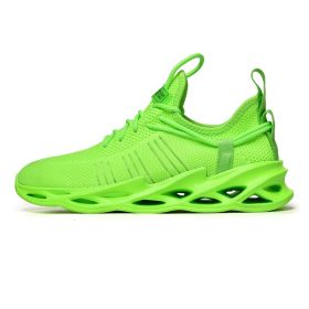 Women and Men Sneakers Breathable Running Shoes Outdoor Sport Fashion Comfortable Casual Couples Gym Mens Shoes Zapatos De Mujer (Color: G157 Green, Shoe Size: 43)