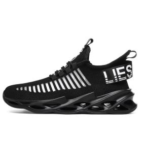 Women and Men Sneakers Breathable Running Shoes Outdoor Sport Fashion Comfortable Casual Couples Gym Mens Shoes Zapatos De Mujer (Color: G116 Black, Shoe Size: 46)