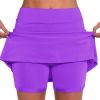 Elastic Yoga Culottes for Women Athletic Shorts Lightweight High Waist Joggers
