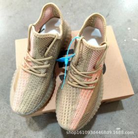 2023 Men's Sports Running Shoes Breathable And Anti Slip Sports Shoes 350v2 Jelly Sole Sports And Leisure (Color: Dirty Orange, size: 42)