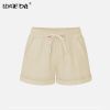 Running Gym Sports Women Shorts Wide Leg Drawstring Elastic Waist Lace up Short 2021 Summer Solid Loose Casual Female Bottoms