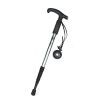 Four-Section Curved Handle Trekking Pole for Camping