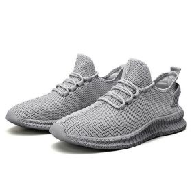 Running Shoes Sneakers Casual Men's Outdoor Athletic Jogging Sports Tennis Gym (Color: Gray, size: US 8 / EU 41)