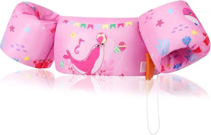 Swim Arm Band for Kids 20-30-40-50lbs (Color: Pink)