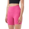 Women's High Waist Biker Shorts Tummy Control Pants Athletic Leggings Spandex Booty Shorts with 6.3In Inseam No Front Seam for Workout Yoga Running Vo