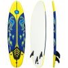 6 Feet Surfboard with 3 Detachable Fins