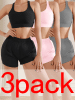 3pcs Cooling Quick-Dry Workout Shorts â€“ Breathable, Loose Fit, Perfect for Summer