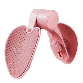 Thigh Exerciser Hip Trainer Inner Pelvic Floor Muscle Exercise Equipment with 3 Adjustable Resistance For Woman Postpartum Mother (Color: Pink, size: One size)