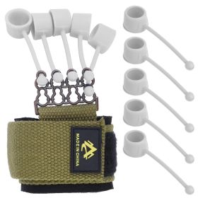 Finger Exerciser Hand Grip Strength Trainer for Athletes Musicians Physical Therapy Finger Resistance Band (Color: green, size: 20 lbs)