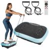 Vibration Exercise Machine With Resistant Bands Remote Control Whole Body Vibration Platform Workout Equipment Home Fitness Training Equipment For Wei