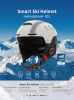 Ski sports intelligent Bluetooth helmet (WIFI + APP, phone answering, sound navigation