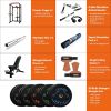Multi-functional Power Cage,Home Adjustable Pullup Squat Rack 1000Lbs Capacity Comprehensive Fitness Barbell Rack