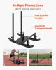 VEVOR Weight Sled, Steel Power Sled, Fitness Strength Training Sleds for Athletic Exercise Speed Improvement, Workout Fitness Equipment with Handle
