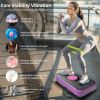 Vibration Plate Fitness Platform, Whole Body Exercise Machine for Lymphatic Drainage, Shaking Workout Board with 120 Speed Levels